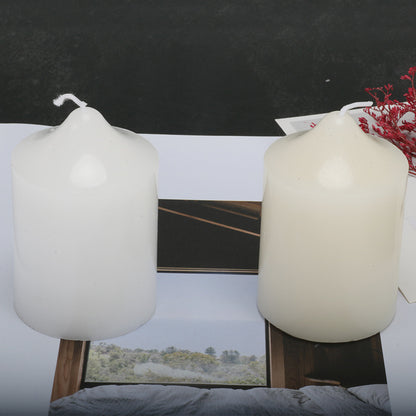 Candles Decorated With Cylindrical  For Dinner